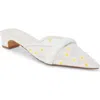 Matisse Kellan Pointed Toe Mule In White Floral
