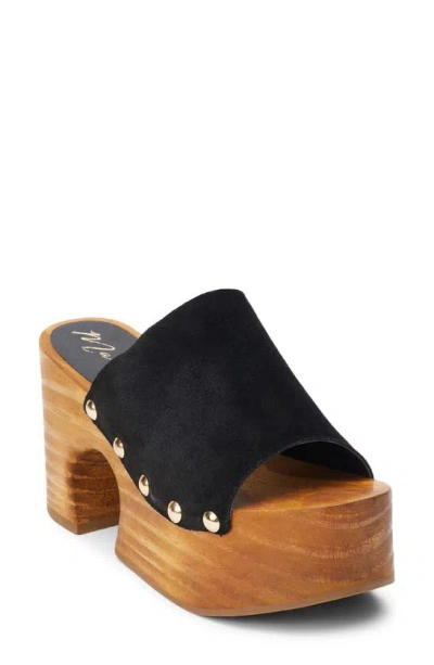 Matisse Knox Platform Sandal In Black