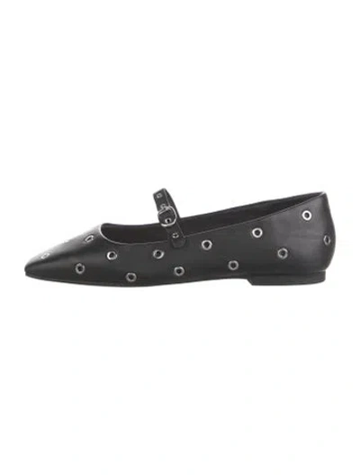 Pre-owned Matisse Leather Ballet Flats In Black