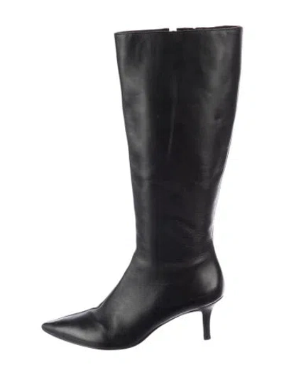 Pre-owned Matisse Leather Boots In Black