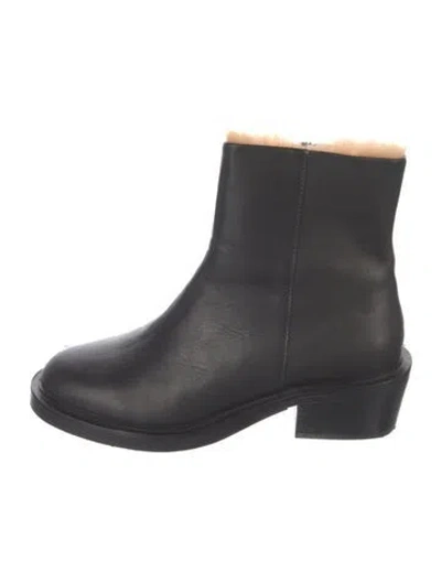 Pre-owned Matisse Leather Boots In Black/blue