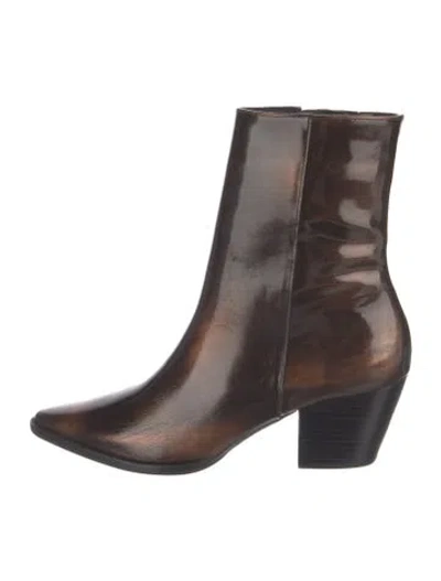 Pre-owned Matisse Leather Boots In Brown