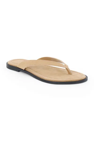 Matisse Leo Flip-flop Sandals In Beige