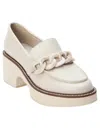 Matisse Louie Platform Loafer In Bone In Beige