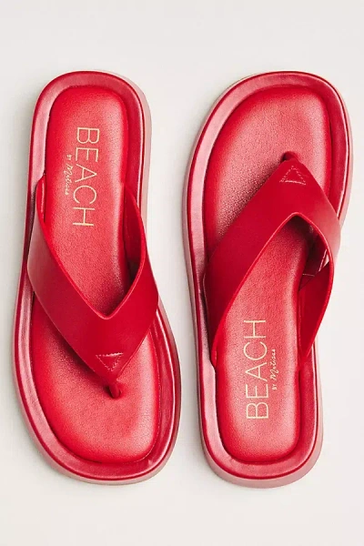 Matisse Mallorca Thong Sandal In Red