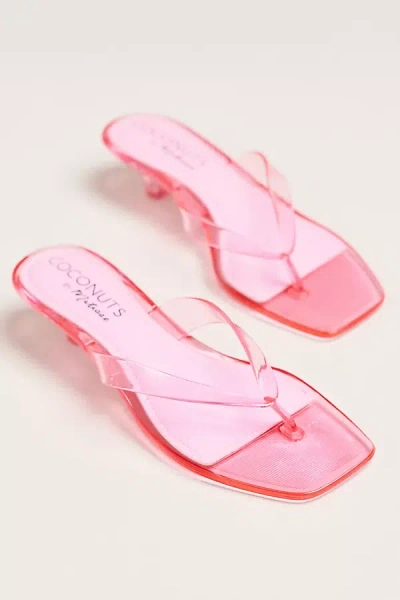 Matisse Margo Thong Kitten Heel Sandals In Multi