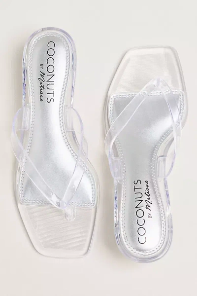 Matisse Margo Thong Kitten Heel Sandals In Multi