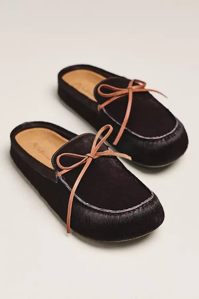Matisse Mavy Leather Mule Flats In Brown
