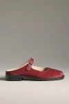 Matisse Merlin Split-toe Mules In Red