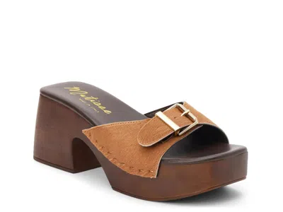Matisse Miramar Platform Sandal In Brown