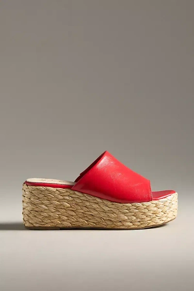 Matisse Nantucket Mule Heels In Red