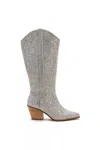 MATISSE NASHVILLE RHINESTONE BOOTS IN CLEAR