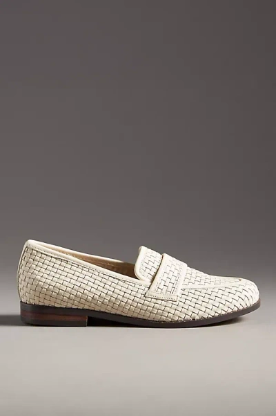 Matisse Ned Woven Loafers In White