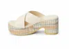 MATISSE NELLIE PLATFORM SANDAL IN IVORY