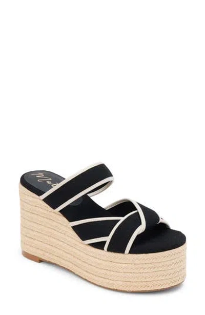 Matisse Palm Beach Platform Wedge Sandal In Black