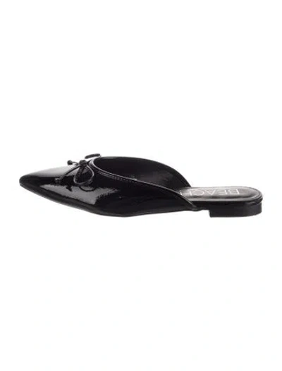 Pre-owned Matisse Patent Leather Mules In Black