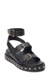 Matisse Platform Sandal In Black Leather