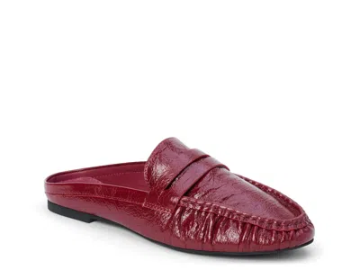 Matisse Porta Penny Loafer Mule In Burgundy