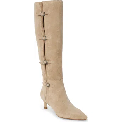 Matisse Priscilla Leather Knee High Boot In Neutral
