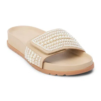 MATISSE REESE SLIDE SANDAL IN TAN