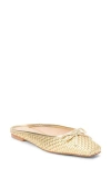 Matisse Remy Square Toe Mule In Gold