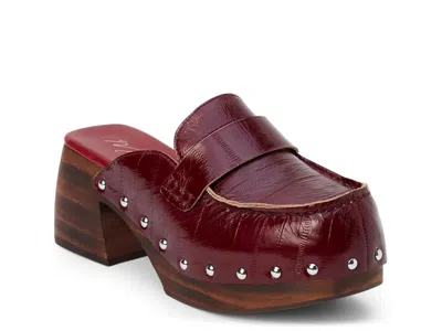 Matisse Reyes Mule In Burgundy