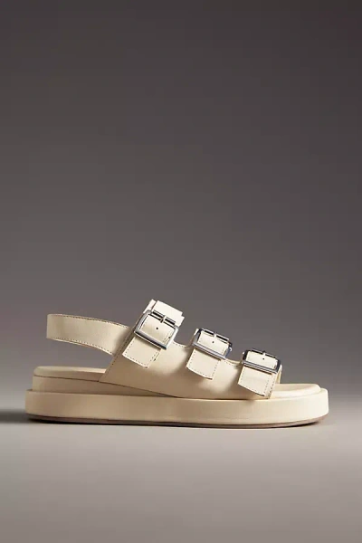 Matisse Roxbury Slingback Sandals In White