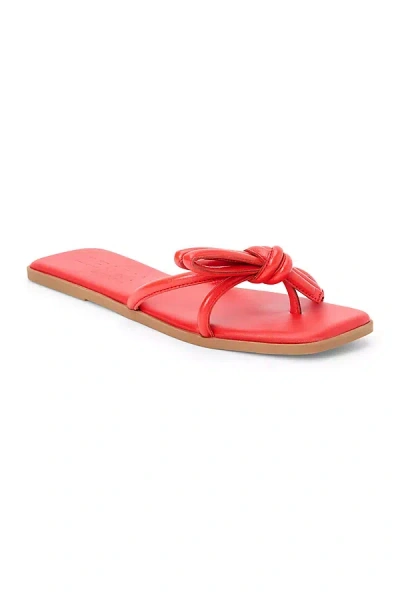 Matisse Ruthie Bow Sandals In Red