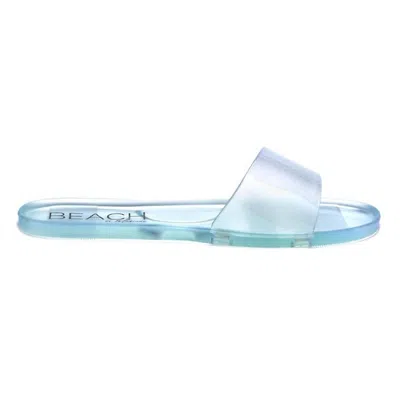 Matisse Sol Jelly Sandal In Clear In Blue