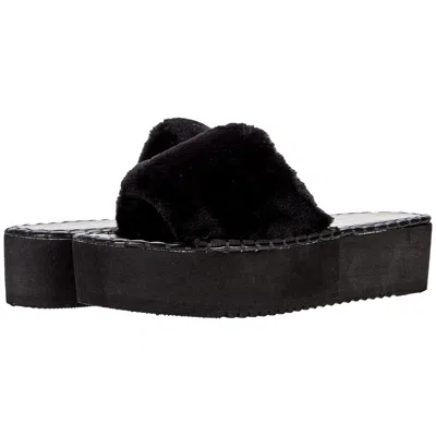 Matisse Solana Black Faux Fur Solana-593 Women's