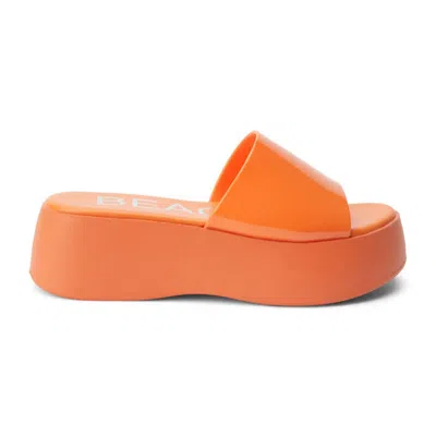 Matisse Solar Platform Sandals In Orange