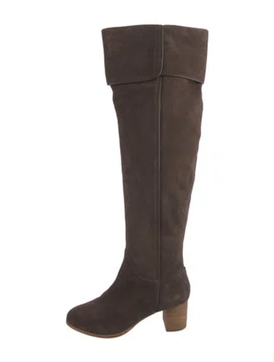 Pre-owned Matisse Suede Boots In Brown