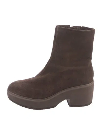 Pre-owned Matisse Suede Boots In Brown
