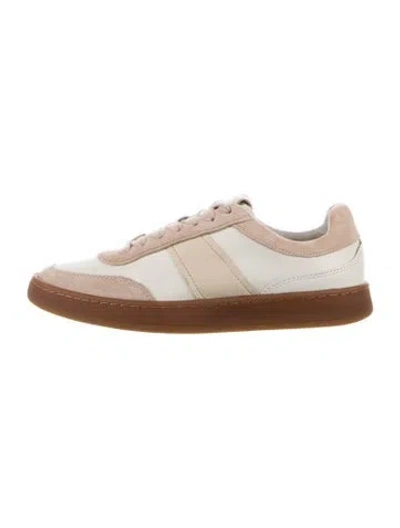Pre-owned Matisse Suede Colorblock Pattern Sneakers In Multicolor