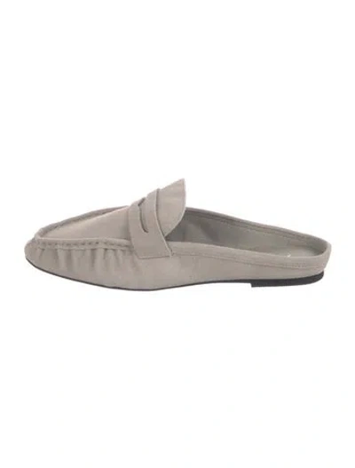 Pre-owned Matisse Suede Loafers In Grey
