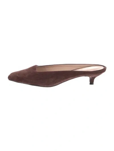 Pre-owned Matisse Suede Mules In Multi