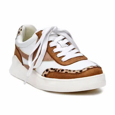 Matisse Synthetic Leather Sneaker In Brown
