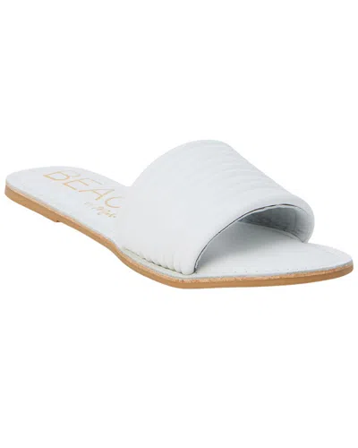 Matisse Troller Leather Sandal In White