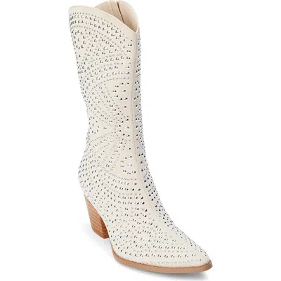 Matisse Twain Studded Western Boot In Natural