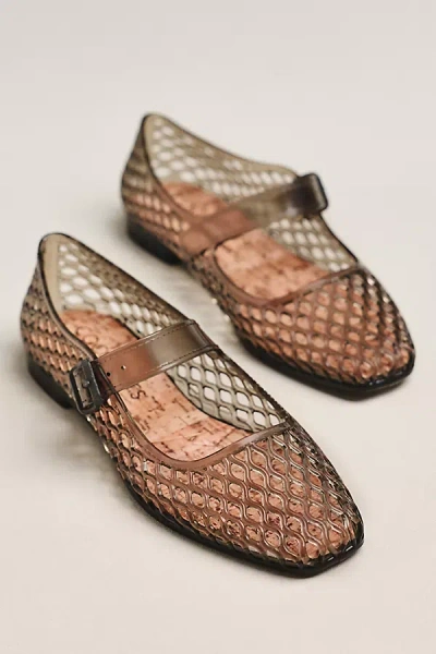 Matisse Vicky Mary Jane Jelly Flats In Brown