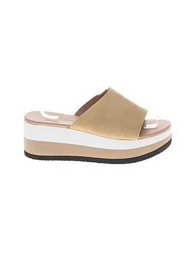 Pre-owned Matisse Wedges In Gold
