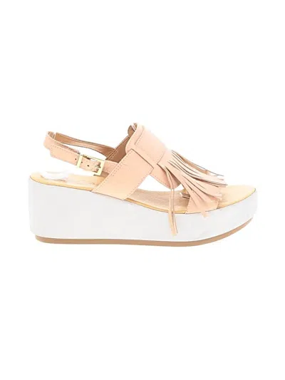 Pre-owned Matisse Wedges In Gold