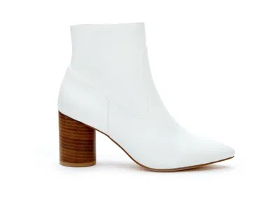 Matisse Women's Ankle Heeled Boot In White