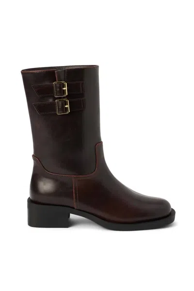 Matisse Women Basil Moto Boots In Cafe Dark Brown
