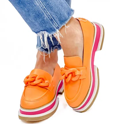 Matisse Women's Beach Madison Loafers In Orange Sorbet In Multi