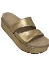 Matisse Women's Blaine Leather Platform Sandal In Gold