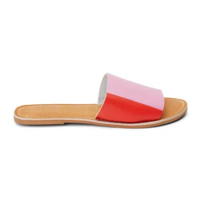 Matisse Women's Bonfire Slide Sandal In Pink/red In Multi