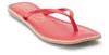 Matisse Women's Bungalow Thong Sandal In Red In Animal Print