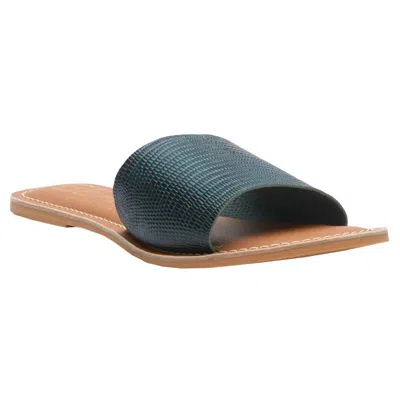 Matisse Women's Cabana Sandal In Emerald Lizard Leather