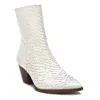 Matisse Caty Western Pointed Toe Bootie In White